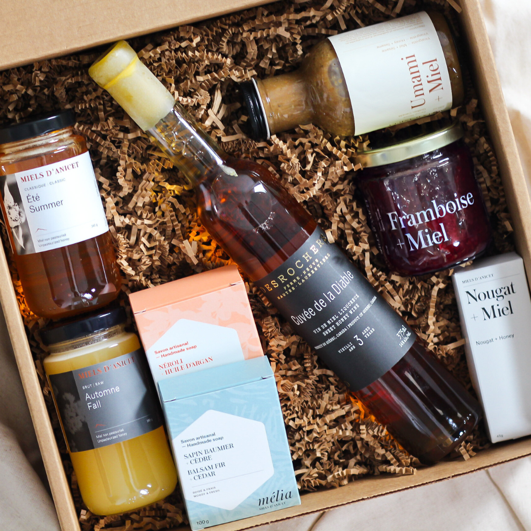 Boîte cadeau L’irrésistible Miels d’Anicet
